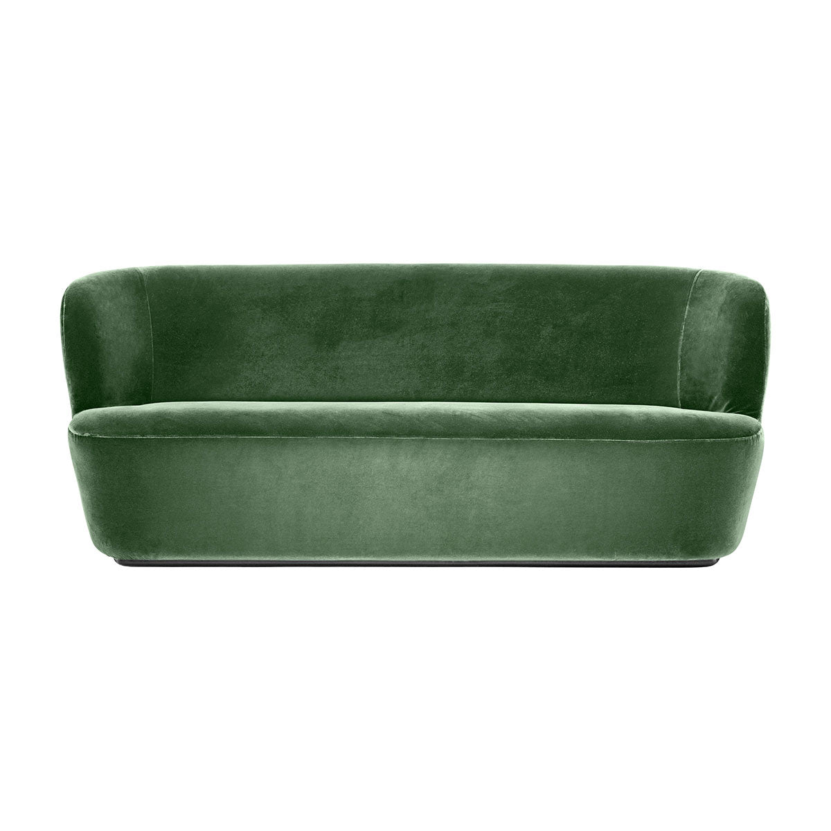 Stay 3 Seat Sofa Plinth Base | Belsuede Chenille Loden 038