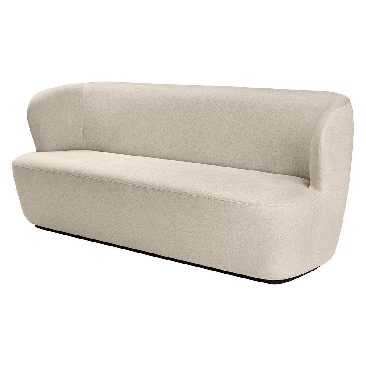 Stay 3 Seat Sofa Plinth Base | Ivory Tempt 61169 Upholstery