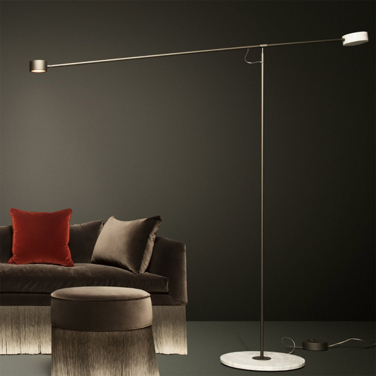 T-Lamp Floor Lamp | Black Steel Frame