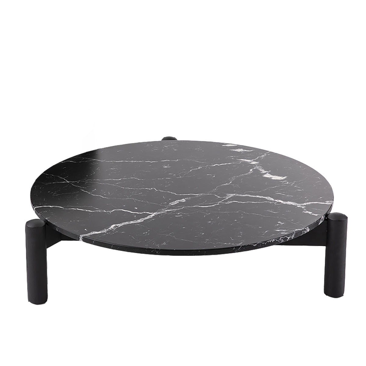 Table a Plateau 102cm | Nero Marquina (Black) Marble Top