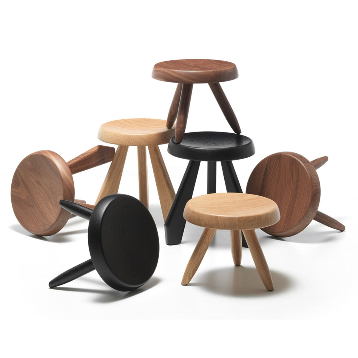 Tabouret Berger Stool | American Walnut