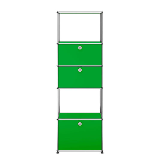 USM Tall Storage | Green Lacquer Panels