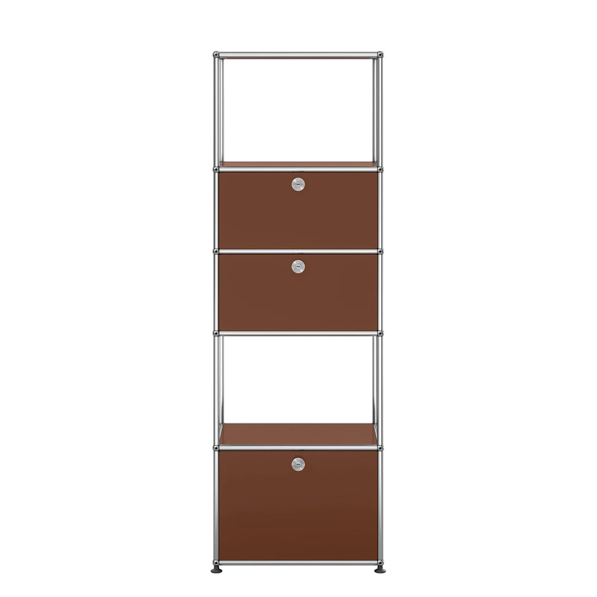 USM Tall Storage | Brown Lacquer Panels