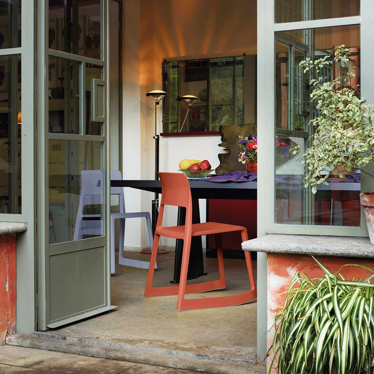 Tip Ton Stacking Chair | Coral