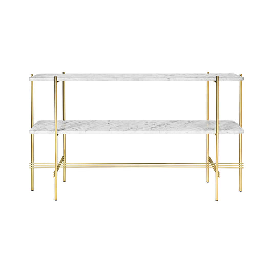TS Console 2 Shelf | Carrara Marble Shelves