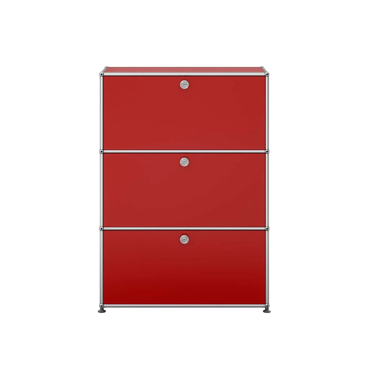 USM Dresser | Ruby Red Lacquer Panels