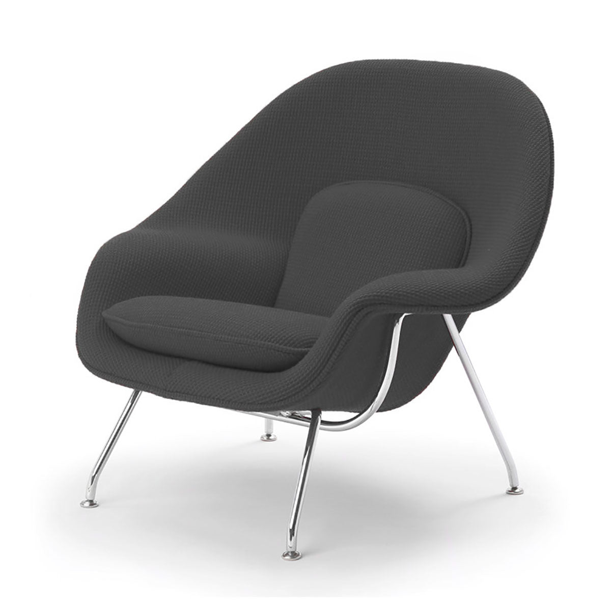 Womb Chair Relax | Grey 10 West Fabric Upholstery
