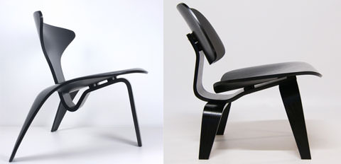 PK0 chair and LCW chair