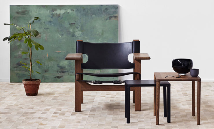 Spanish Chair and Pilotti Tables - Fredericia