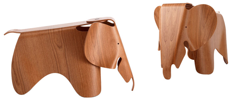 Eames Elephant_Charles & Ray Eames_Vitra_Aram Store_American cheery plywood