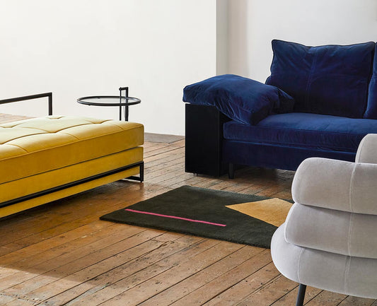 Eileen Gray designs in velvet
