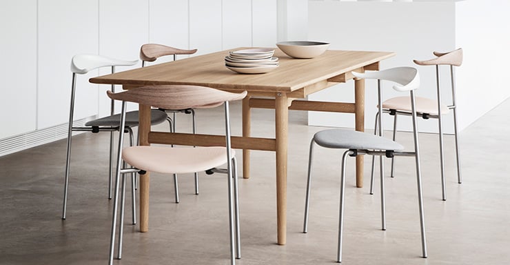 Carl Hansen and Son Hans Wegner CH327 table Aram