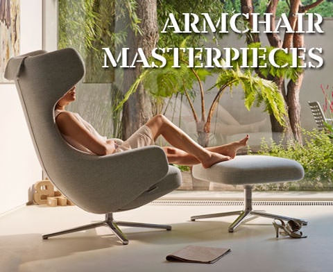Grand Repos Lounge Chair and Ottoman