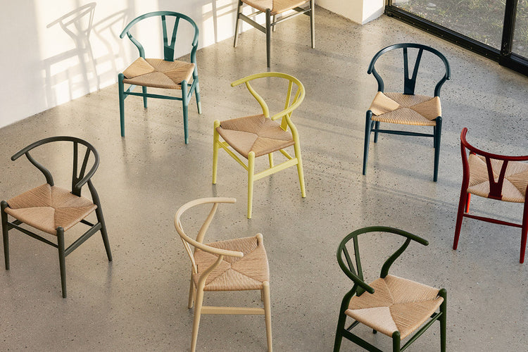 CH24 Wishbone Chair Soft Colours