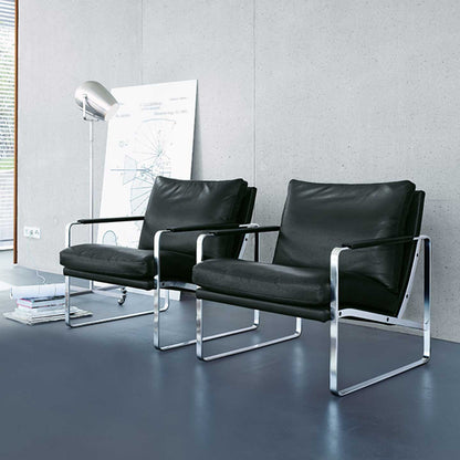 Fabricius Armchair | Black Rodeo Soft 1360 Leather