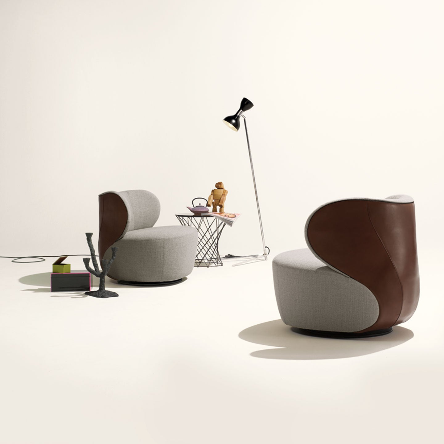 Bao Armchair | Bahia Fabric 7651 'Timber' Seat