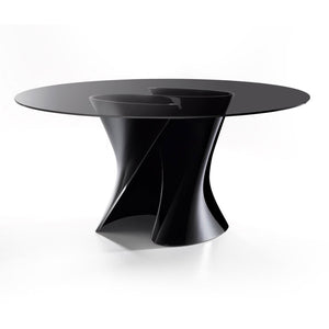 S Table | Clear Tempered Glass Top