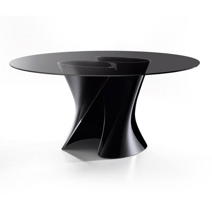S Table | Clear Tempered Glass Top