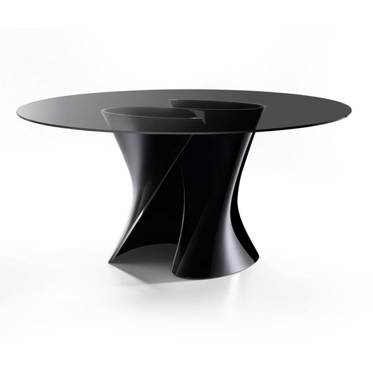 S Table | Clear Tempered Glass Top