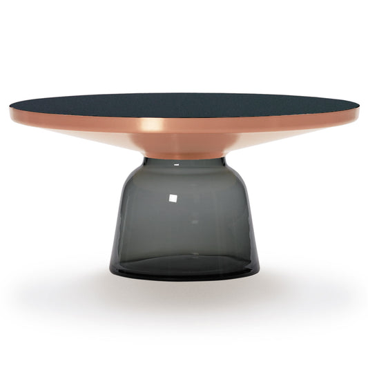 Bell Coffee Table | Quartz Grey Glass Base