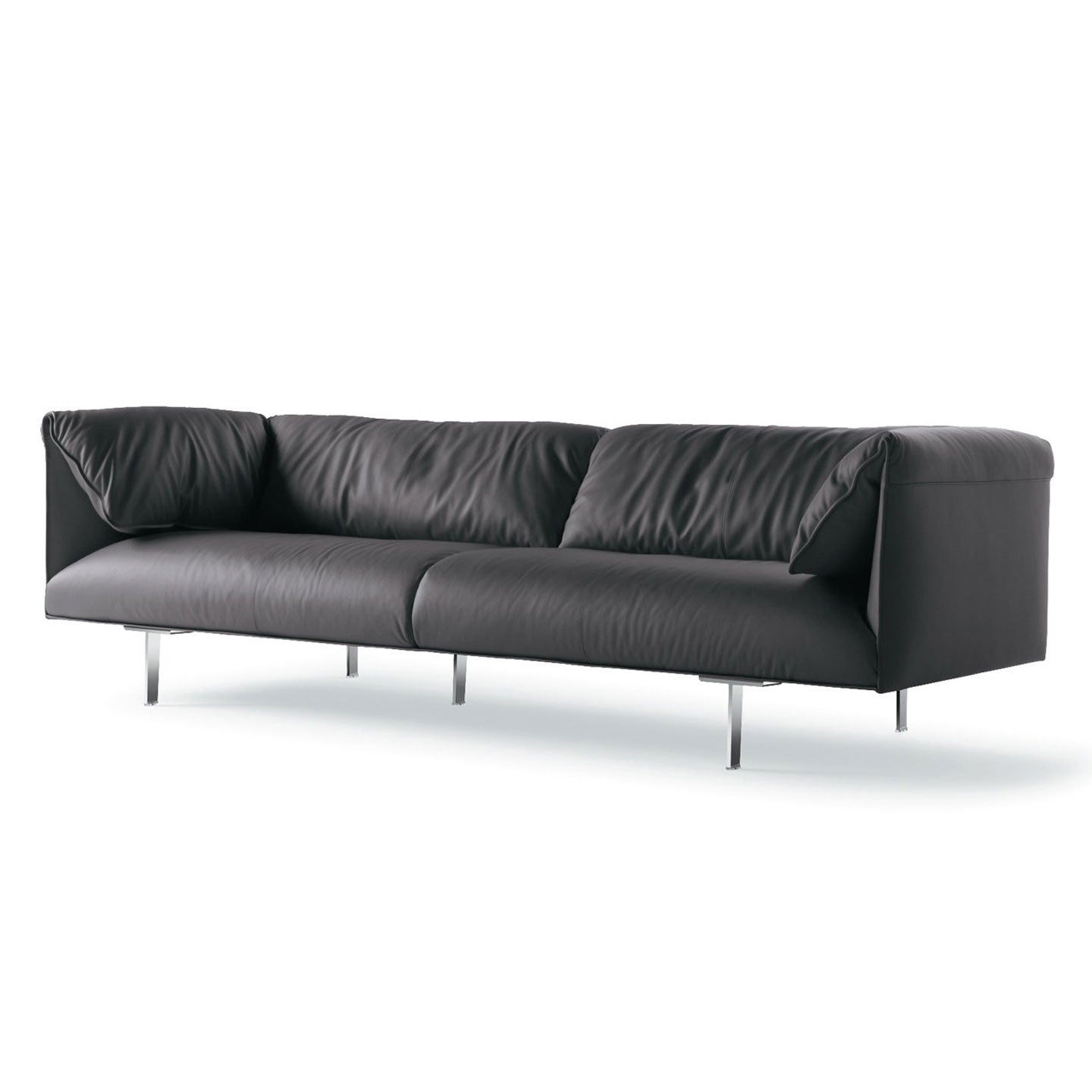 John John Sofa 250cm | Brown Leather 28 Seppia
