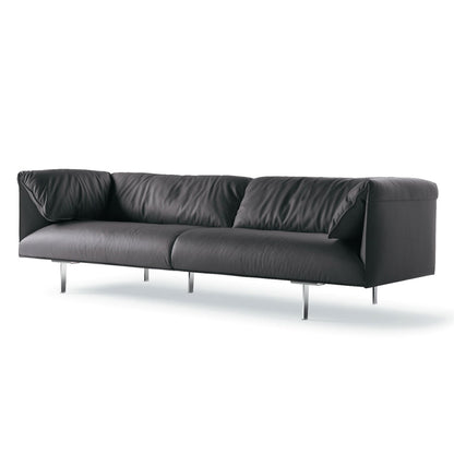 John John Sofa 250cm | Brown Leather 28 Seppia