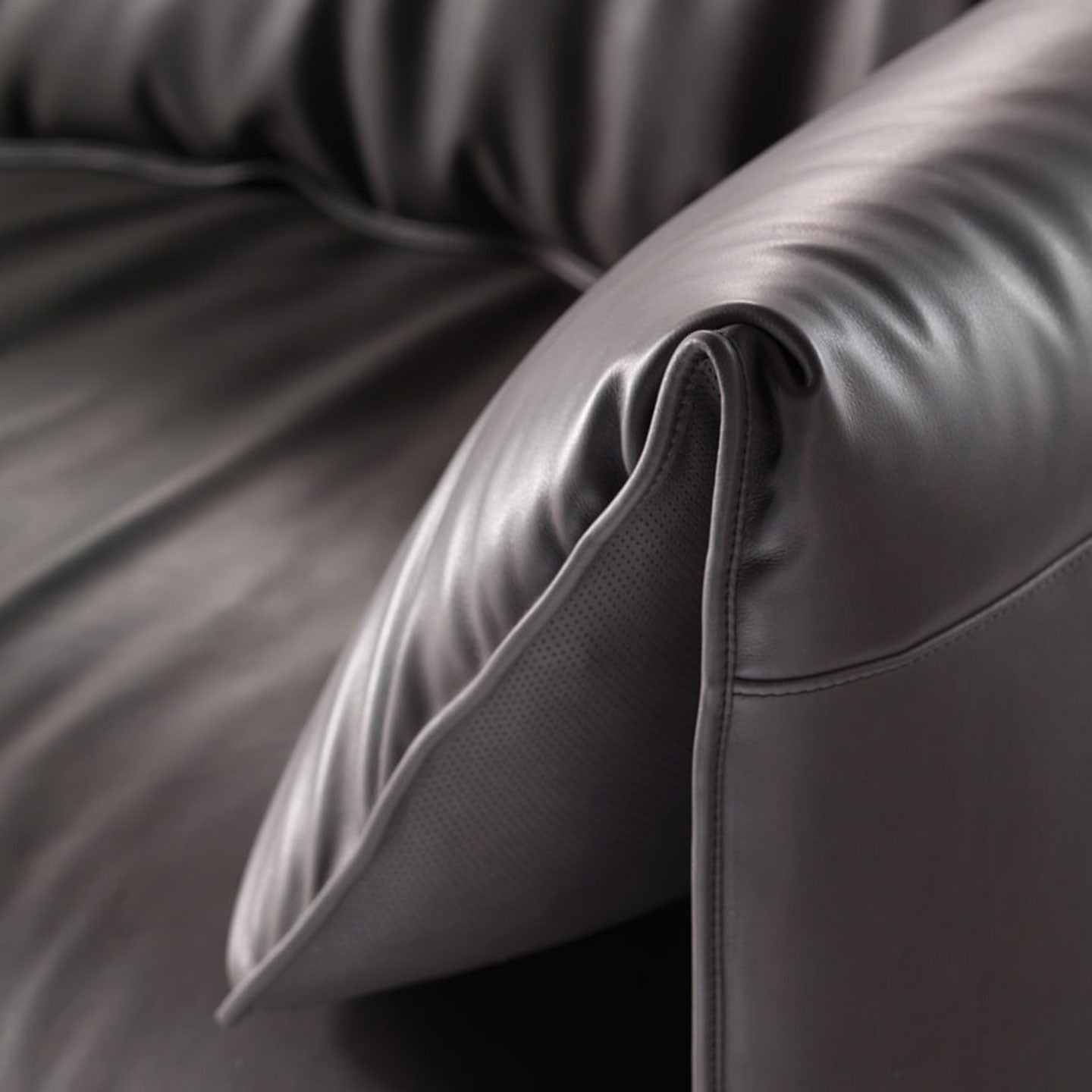 John John Sofa 250cm | Brown Leather 28 Seppia