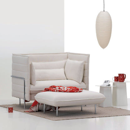 Alcove Love Seat Sofa | Credo 01 Cream Fabric
