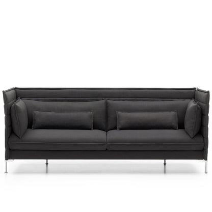 Alcove 3 Seat Sofa | Credo 06 Anthracite/Elephant Fabric