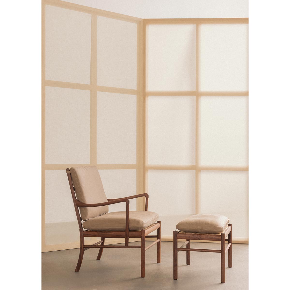 OW149 Colonial Chair | Leather Sif 95 Tan