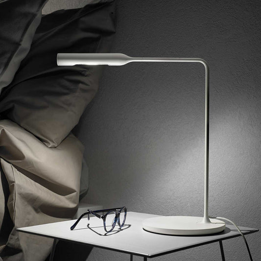 Flo Bedside Lamp | Matt White