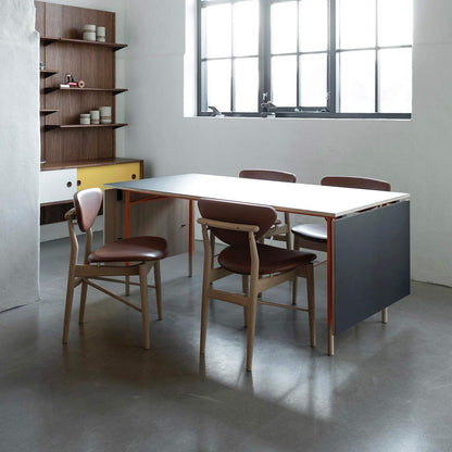 108 Dining Chair | Walnut Elegance Leather Upholstery