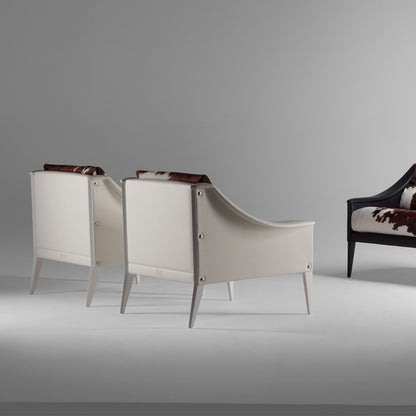 Dezza 24 Chair | Seat and Back in Cavallino Ponyskin