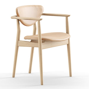 109 Dining Chair | Natural Vegetal Leather Upholstery