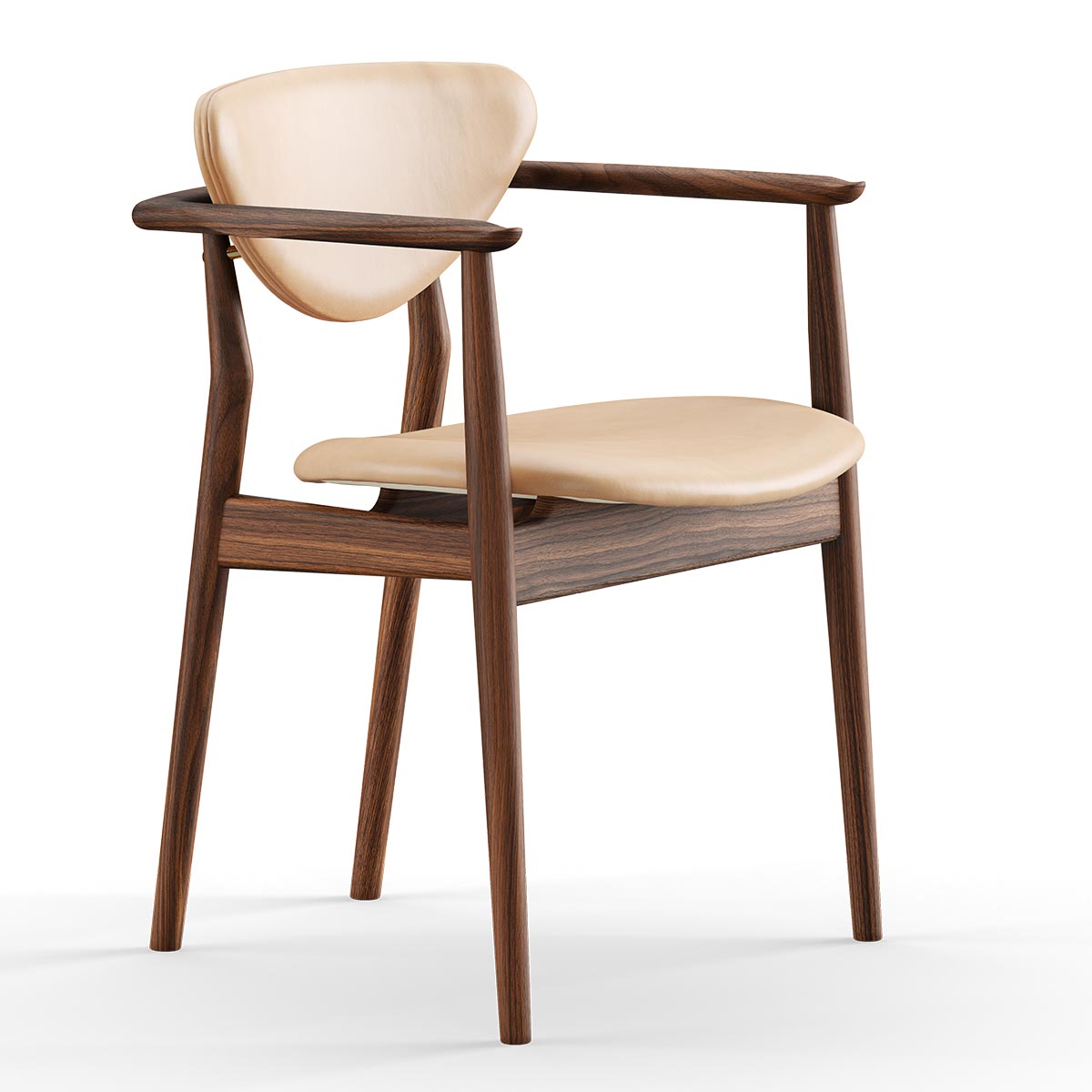 109 Dining Chair | Natural Vegetal Leather Upholstery