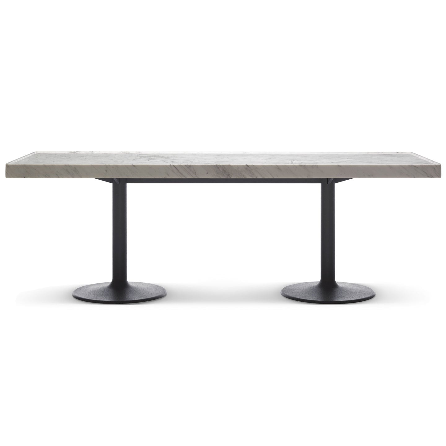 11 Table Pieds Corolle | Carrara Marble Top