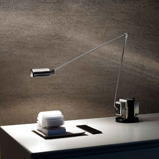 Daphine LED Tavolo Lamp | Brushed Nickel Effect