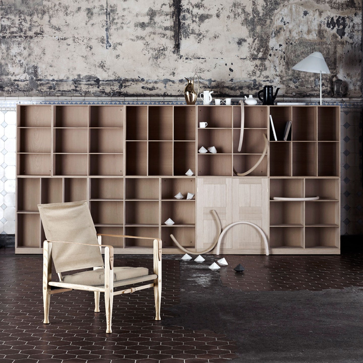 Safari Chair | Natural Canvas Seat and Back