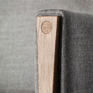 CH162 2 Seat Sofa | Remix Fabric 173 Dark Grey