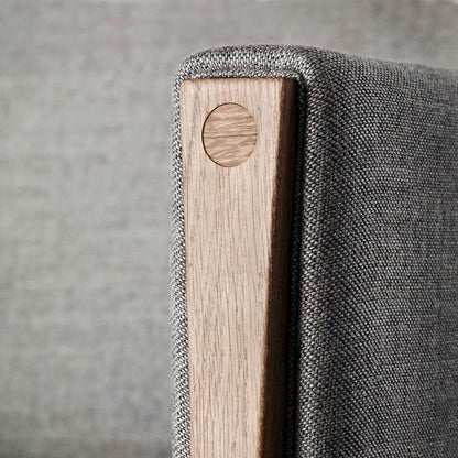 CH162 2 Seat Sofa | Remix Fabric 173 Dark Grey
