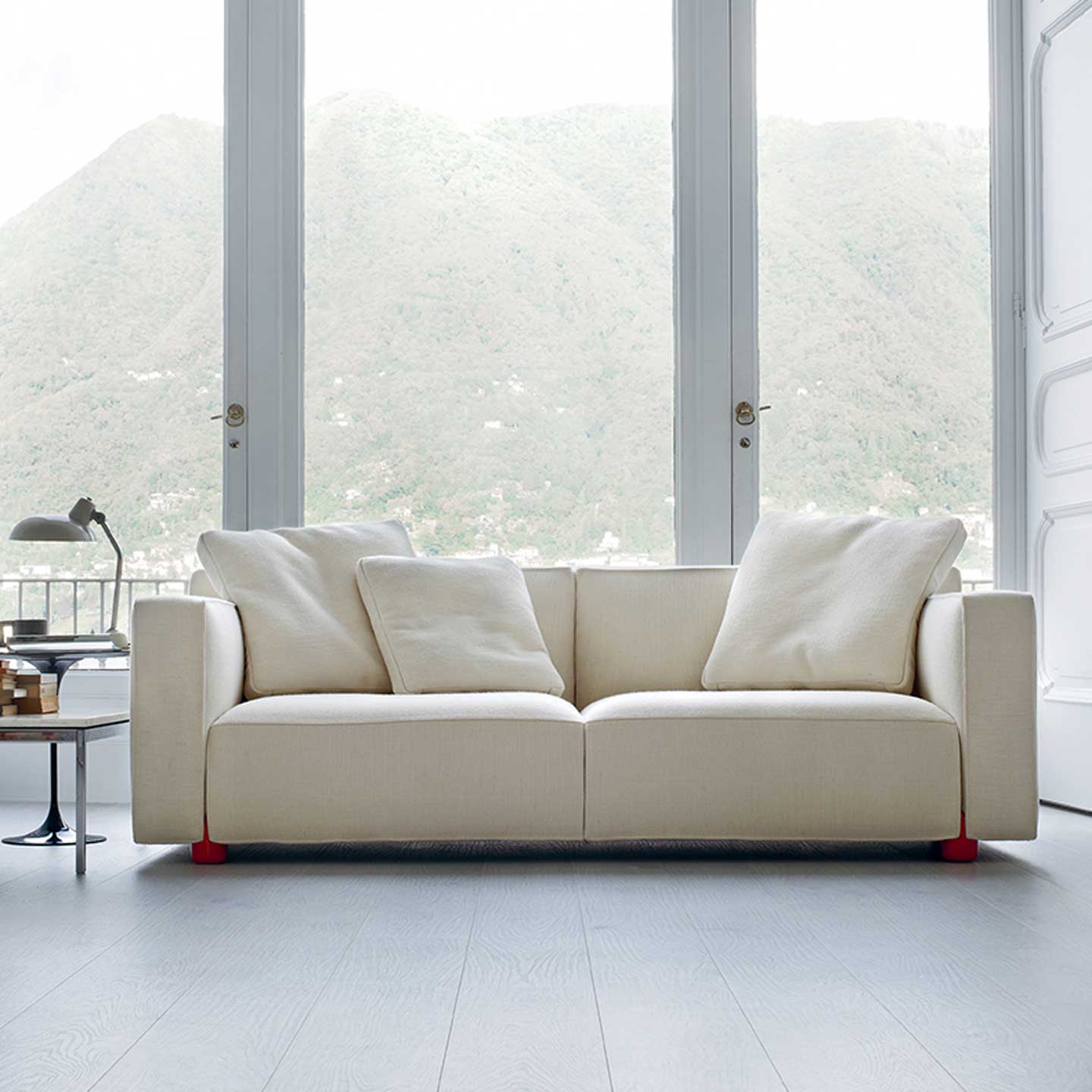 Lounge 3 Seat Sofa | Beige 03 West Fabric Upholstery