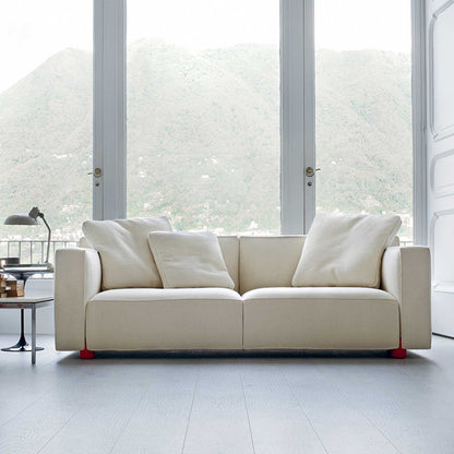 Lounge 3 Seat Sofa | Beige 03 West Fabric Upholstery