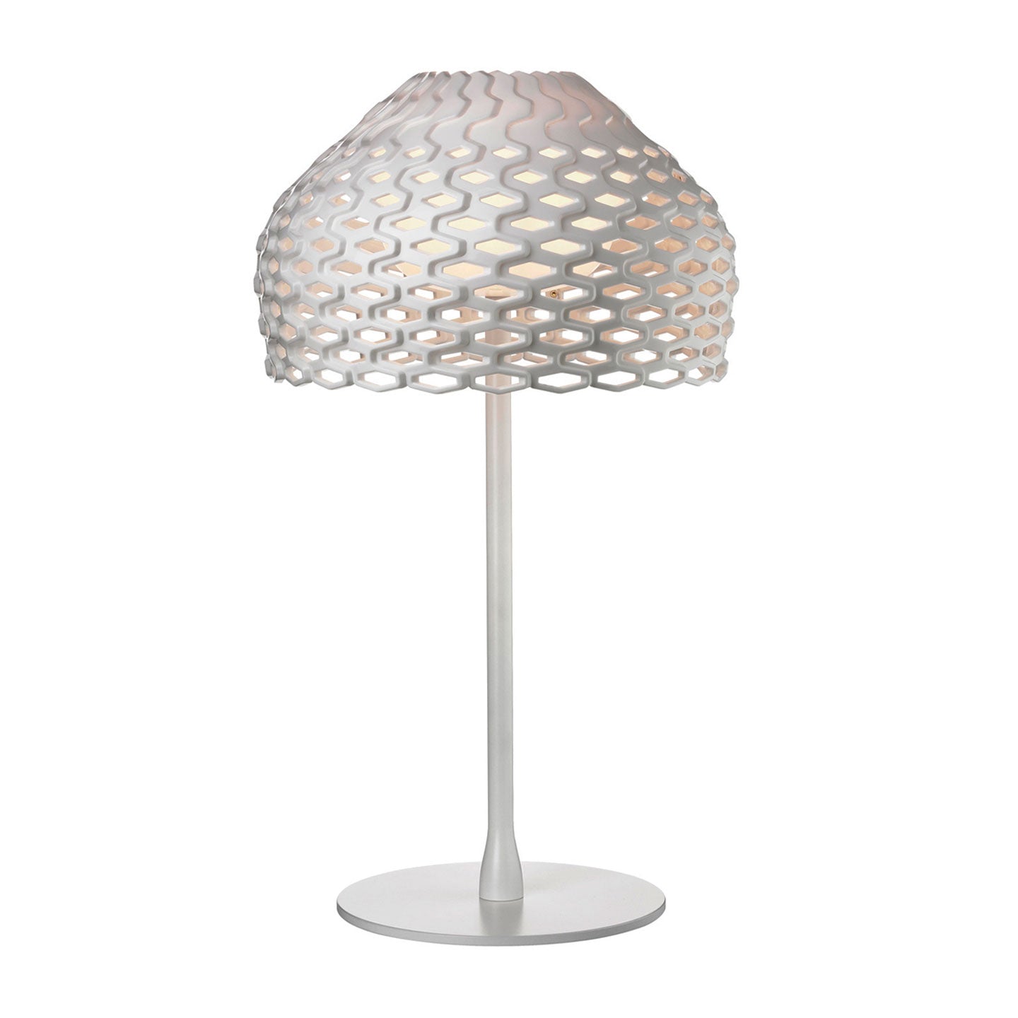 Tatou Table Lamp | White Polycarbonate and Steel