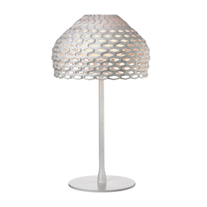 Tatou Table Lamp | White Polycarbonate and Steel