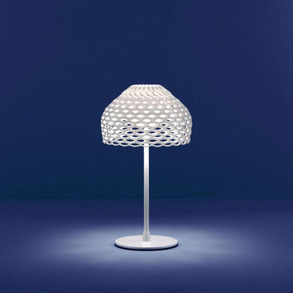 Tatou Table Lamp | White Polycarbonate and Steel