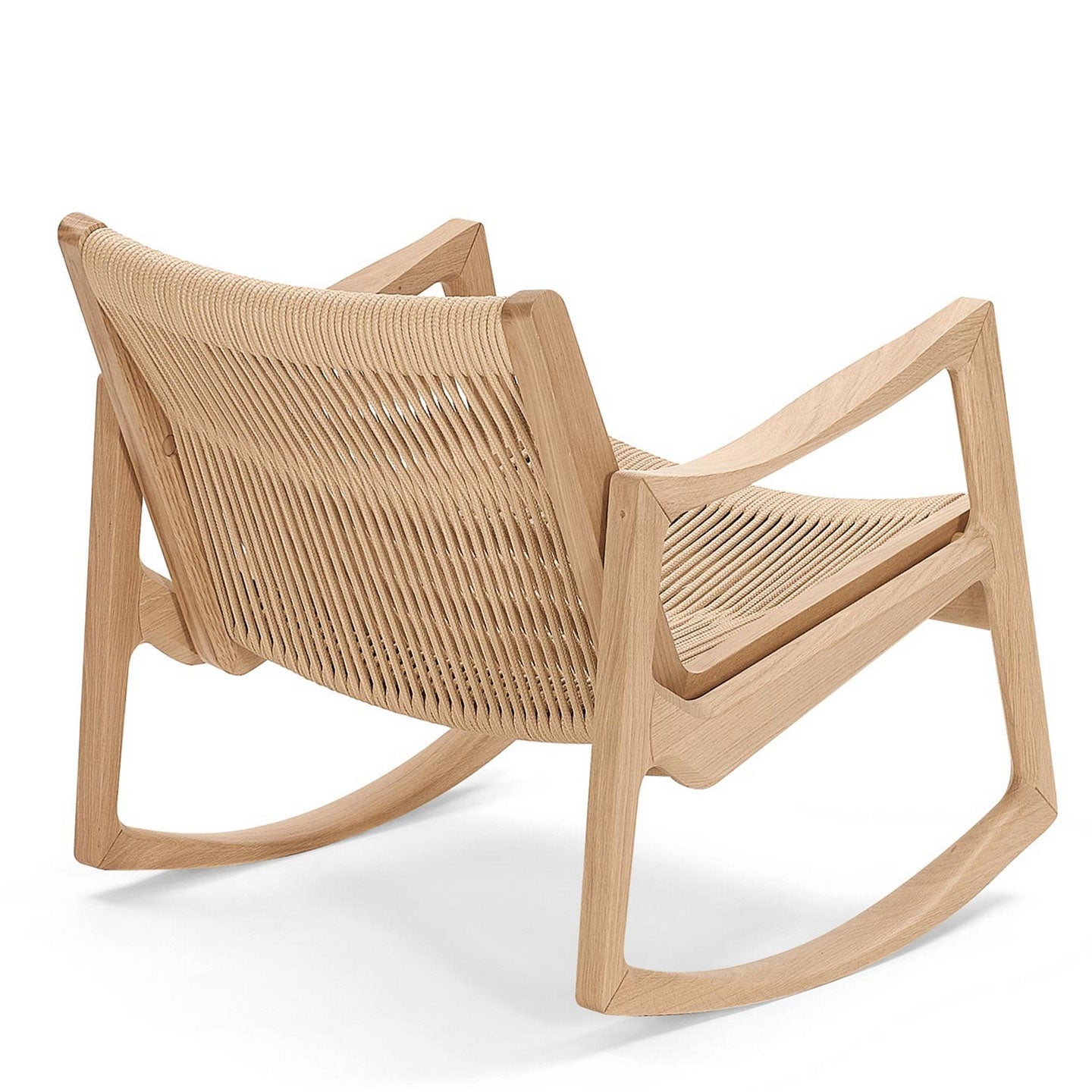 Euvira Rocking Chair | Natural Cord Seat and Back