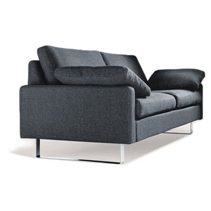 Conseta Sofa 204x85cm | Anthracite 9131 Fabric Upholstery