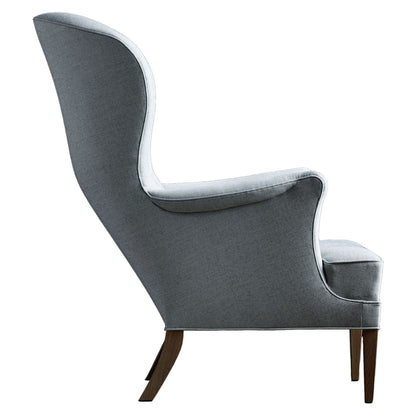 Heritage Chair | Blue-Grey Remix 722 Upholstery Blue 733 Buttons