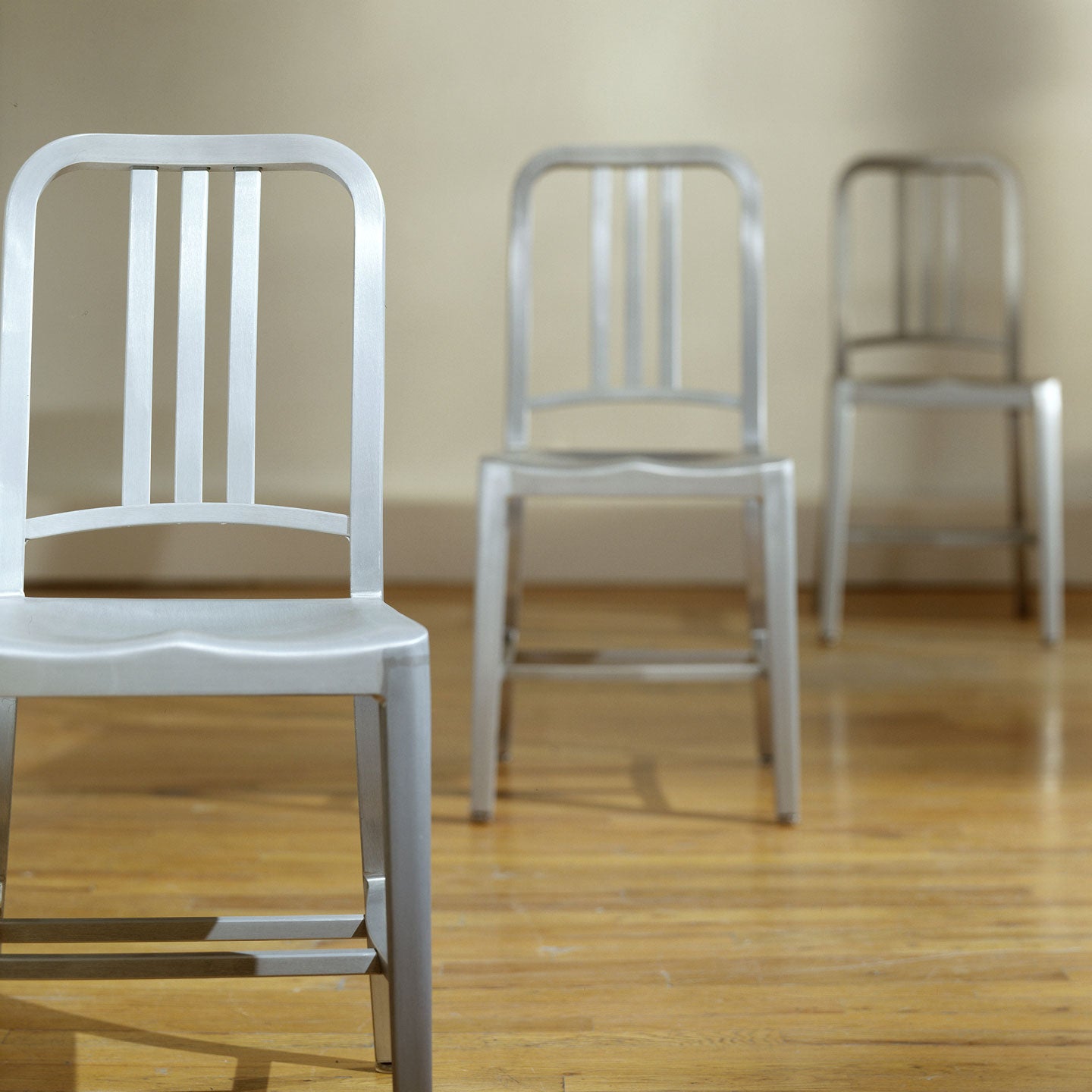 Navy Chair 1006 | Hand-brushed Aluminium NO Arms