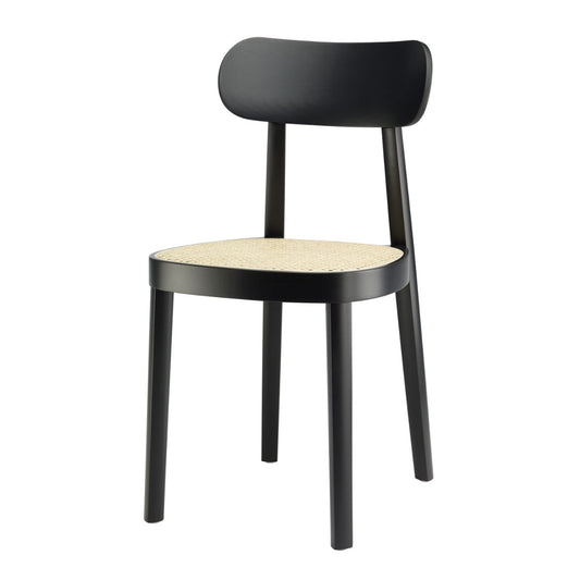 118 Side Chair | Black Stained Beech Frame